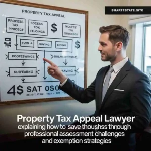 Property tax appeal lawyer explaining how to save thousands through professional assessment challenges and exemption strategies