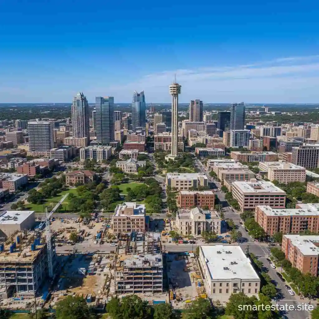 San Antonio skyline with real estate developments and offices – Real Estate Attorney San Antonio
